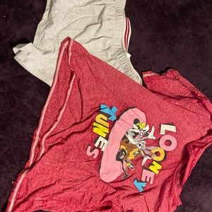Looney tunes pajama set
